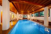 Indoor pool at Pension Haller