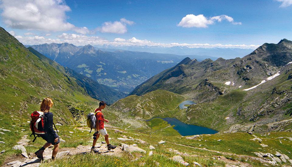 Wanderung zu den Spronserseen im Naturpark Texelgruppe